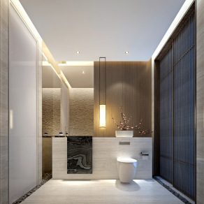 新中式酒店卫生间